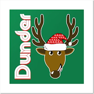 Dunder, Family Christmas Santa Anime 8+ Reindeer Tshirts Posters and Art